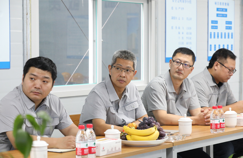 2019年8月12-13日，中天建设集团总裁吴海涛带领集团财务风控部副总经理陈剑、市场企管部总经理助理李红燕等一行来到沈阳检查走访中天东北公司，并对直营项目管理进行巡查。